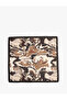 Abstract Patterned Satin Square Scarf - 2