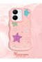 Vivo Y27S Compatible Case Camera Protector Pink Silicone Couple Phone Case Star Pattern - 2