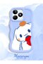 Realme Note 50 Compatible Case Camera Protector Blue Silicone Couple Phone Case Stripe Pattern - 2