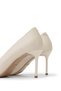 Women's Genuine Leather Beige Heeled Shoes - 5