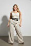 Plus Size Black Women's Belt Thick Corset Style with Staple Detail - 4
