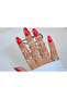 Yzk585 Adjustable Letter Detail Ring - 2