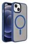 Ilkestor iPhone 14 Megane Magsafe Cover (171215) - Navy Blue