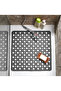 Square Bubble Suction Cup Non-Slip Mat for Bath and Shower 54X54 cm – Large Bathtub Mat - 2