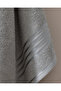 منشفة حمام مارنوت 100% قطن بحواف مزخرفة - رمادي فاتح - 70x140 سم - 3