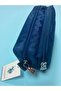 U.S. Polo Assn. Double Zipper Pencil Bag with Red and White Emblem on Navy Blue Color. - 3