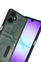 Ilkestor Galaxy A07 4g Leather Case with Sara Business Card Holder (202336) - Green - 2