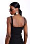 Black Zippered Bustier 17778 - 6