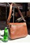 100% Real Leather Strap Shoulder Bag - 4