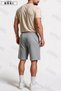 Limited Edition Printed Oversized Unisex T-Shirt & Gray Shorts Set - 2