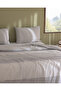 Belford Double Cotton Printed Sheet and Duvet Cover Set - Light Gray - 3