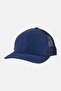 Men Flex Fit Plain Retro Trucker Cap, Navy