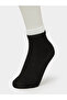Pack of 5 - Girls Twofer-Cuff Style Rib Socks - 4