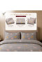 4 Piece Microfiber Bedding Set, 1 Printed Duvet Cover, 1 Fitted Sheet & 2 Pillow Covers - 7