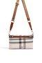 Cream - Tan Plaid Women's Crossbody Bag Sp1288