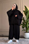 6610 - Stylish Comfortable Viscose Soft Interlock Fabric Hooded Women's Set - 3