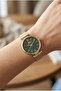 Women's Wristwatch |   31 mm Round Case, Mesh Strap, Green Dial