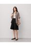 Women's High Waist Pleated Woven Double Fabric Wide Leg Bermuda Shorts - 2