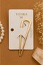 Women's Premium Metal French Handmade U Model Bun Hairpin