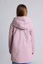 Water Repellent Plush Zippered Hooded Raincoat for Girls H1656A826Au - 5