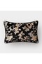 "Amore" Patterned Throw Pillow Cover - 30X50 - Black