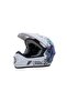 Raptor Gravity Varsity Chaos Full Face Freeride Bicycle Motorcycle Helmet Xlarge Size White Purple - 4