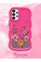 Samsung Galaxy A33 5g Compatible Case Camera Protector Red Silicone Couple Phone Case Floral Pattern - 2