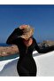 Positano Pearl Tie Detail Black Maxi Size Openwork/Hole Cotton Summer Dress