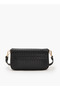 Woven Textured Crossbody Bag with Button Closure - 5
