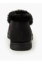 Women Faux Fur Slip-On Loafers - 5