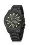 Classic Metal Case Men's Wristwatch Black Dark Green Color Pl-7094E1X - 3