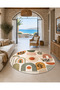 Sdt Traditional Patterned Modern Woven Base Decorative Carpet Sdtamor2844 - 2
