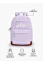 Solid Backpack with Adjustable Shoulder Straps - 2