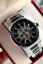 Automatic Mechanism Steel Cord 2 Year Warranty Men's Wristwatch