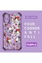 iPhone 16 Compatible Transparent Back Panel Four-Corner Reinforced Impact-Proof Glossy Edge Silicone Case