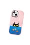 Pink Silicone Case with Camera Protection Compatible with iPhone 15 Shock-Absorbing - 4