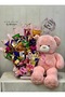 Handmade Teddy Bear Snack Gift Bouquet | Chocolate & Chips Gift Box | Gift Hamper for special occasions - 2