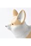 White & Caramel Corgi Dog Ceramic Napkin Holder – 23 × 12 cm - 2