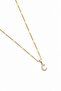 Xuping Gold Colorful, Zircon Stone Letter C Necklace - 45 cm (Anti-Allergic) - 2