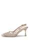 Elit Pm474 K183 Women's Classic Heeled Shoes Gold - 4