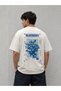 Blueberry Printed Oversize 100% Cotton T-Shirt - 5