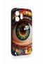 Honor 600 Compatible Colorful Eye-Pop Pattern Silicone Case - 3