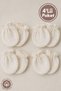 Unisex Baby Newborn Cotton Muslin Elastic Baby Gloves 4 Pairs Set