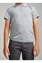 Boys' Polo Collar Short Sleeve School T-Shirt-Bs