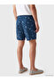 Lcw Swimwear Navy Blue Knee Length Boy Patterned Men's Swim Shorts - 2
