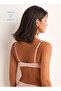 Medium Coverage Seamless Bra Lace Trim Non Wired - 2