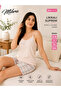 Women's Pajama Set with Suspenders and Shorts
