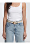 Lcw Accessories Beige Leather Look Women's Belt