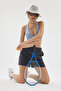 Women's High Waist Combed Cotton Mini Shorts - 3