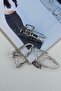 Butterfly Hair Clip Silver Single Piece - 2